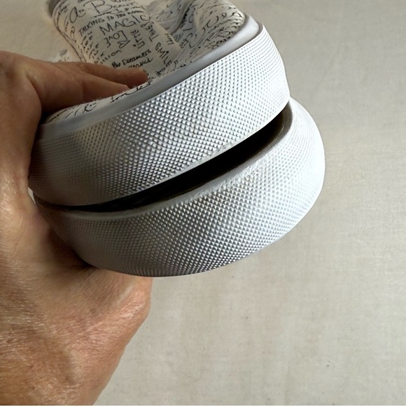 Vans Leila Self Love White Slip-On Surf Sneakers - Picture 11 of 12